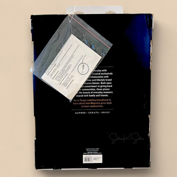 Large Metal Display Shadow Box Brass‎ Finish - Hearth & Hand Magnolia - Target - Picture 5 of 6